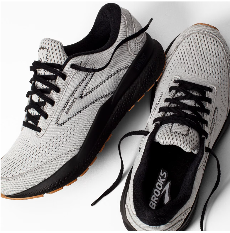 Men's Brooks Ghost 16 - Oyster/Black/Alloy