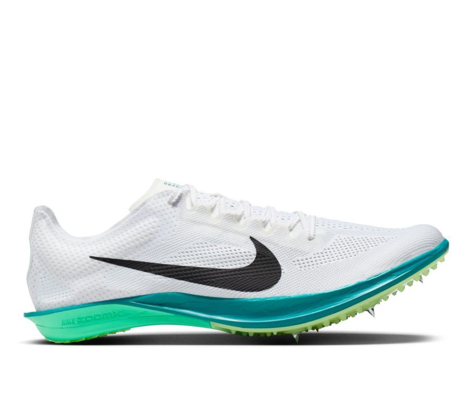 Nike Dragonfly 2 Track Spike - White/Spruce/Electric Algae