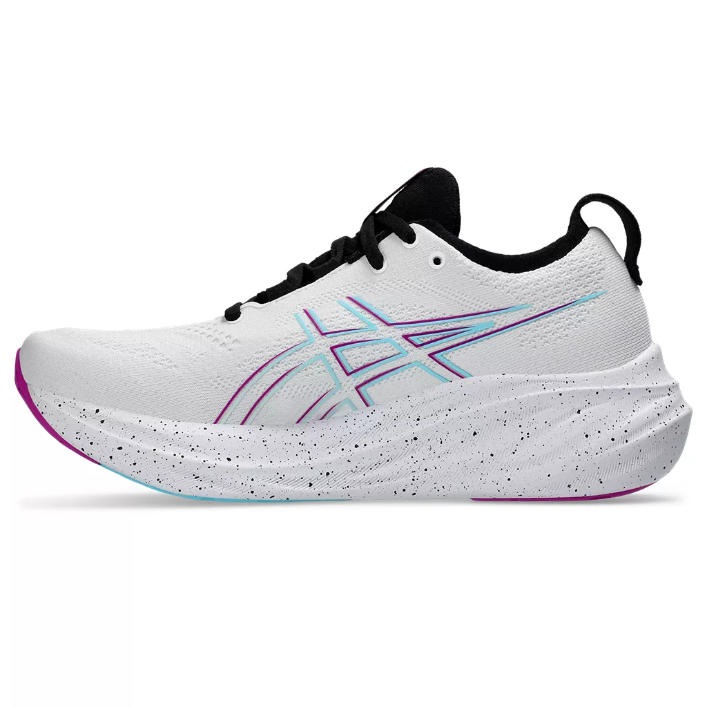 Women's ASICS Gel-Nimbus 26 - White/Soothing Sea