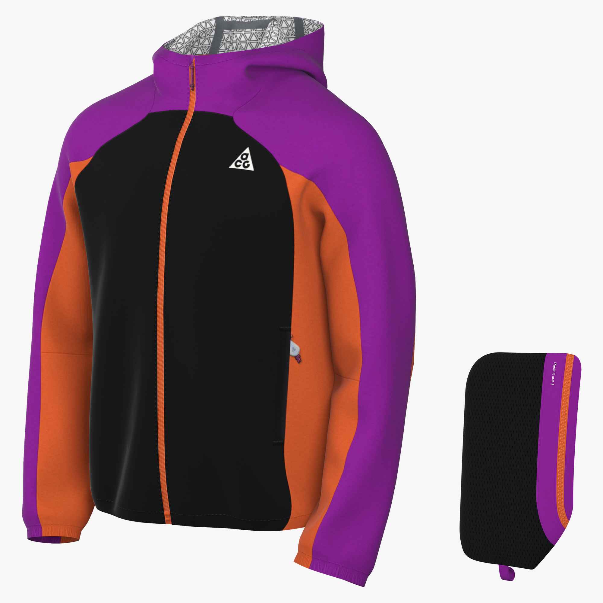 Men's Nike ACG Phantazma Storm-FIT ADV Jacket - Vivid Purple/Black