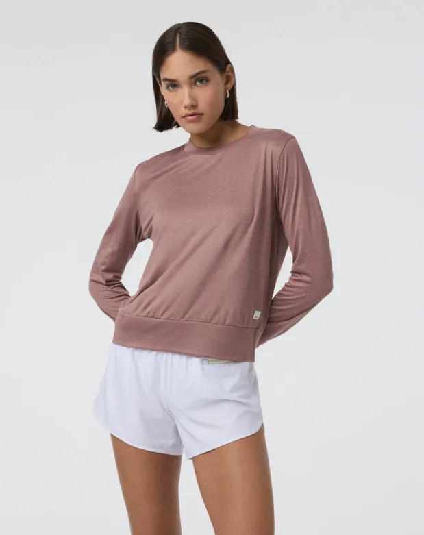 Women's Vuori Daydream Crew - Sedona Brown Heather