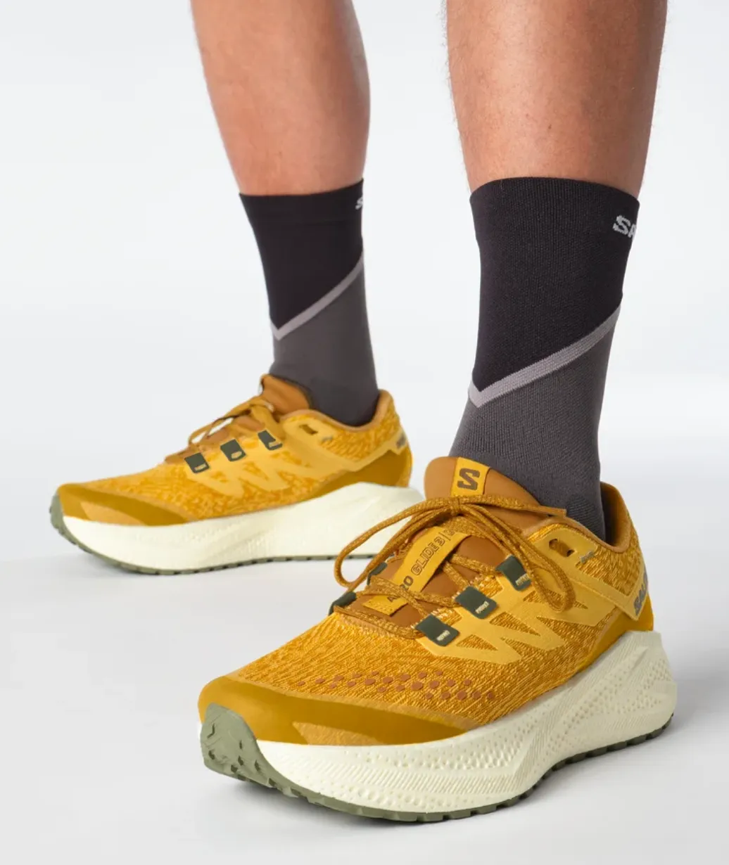 欲しいの Men's Salomon Aero Glide 3 Grvl - Spicy Mustard/Vanilla Ice スパイク・シューズ