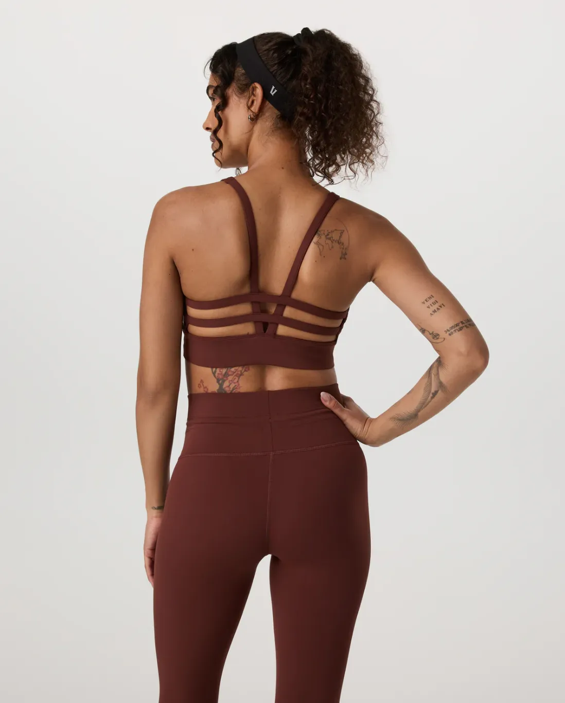 Women's Vuori Yosemite Longline Bra - Burnt Sienna