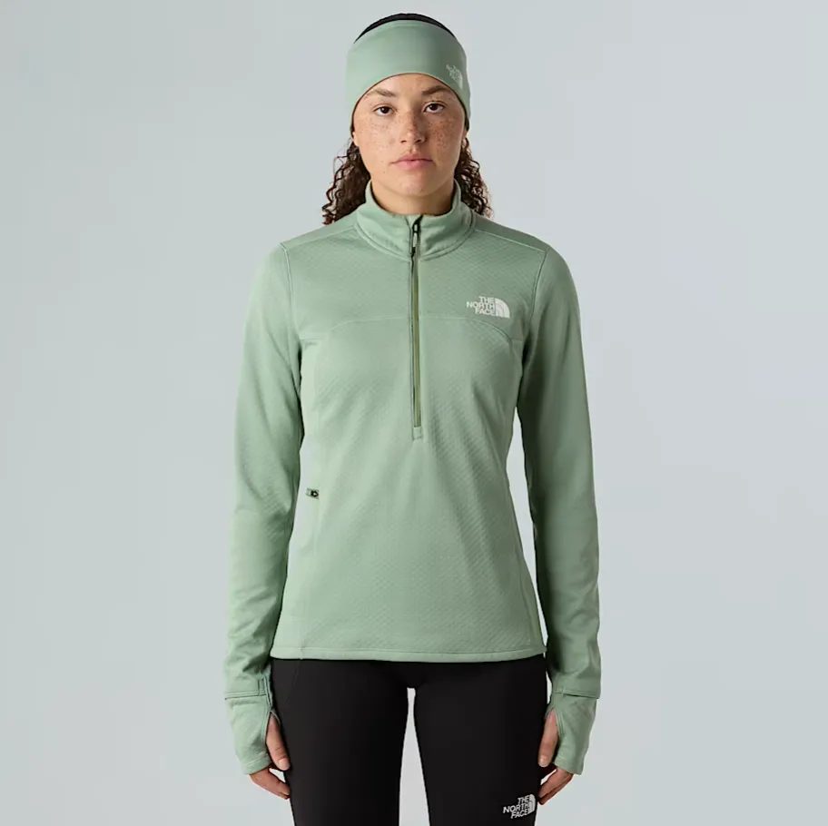 The North Face | Women's Winter Warm Pro Quarter Zip - Slate Moss