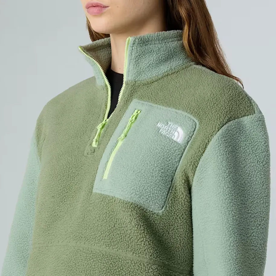 The North Face | Women's Yumiori Quarter Zip Fleece Jacket - Bark