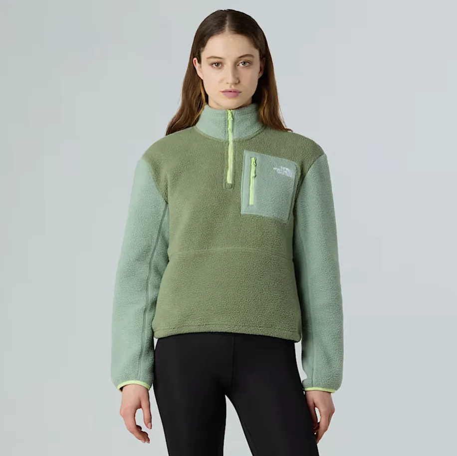 The North Face | Women's Yumiori Quarter Zip Fleece Jacket - Bark