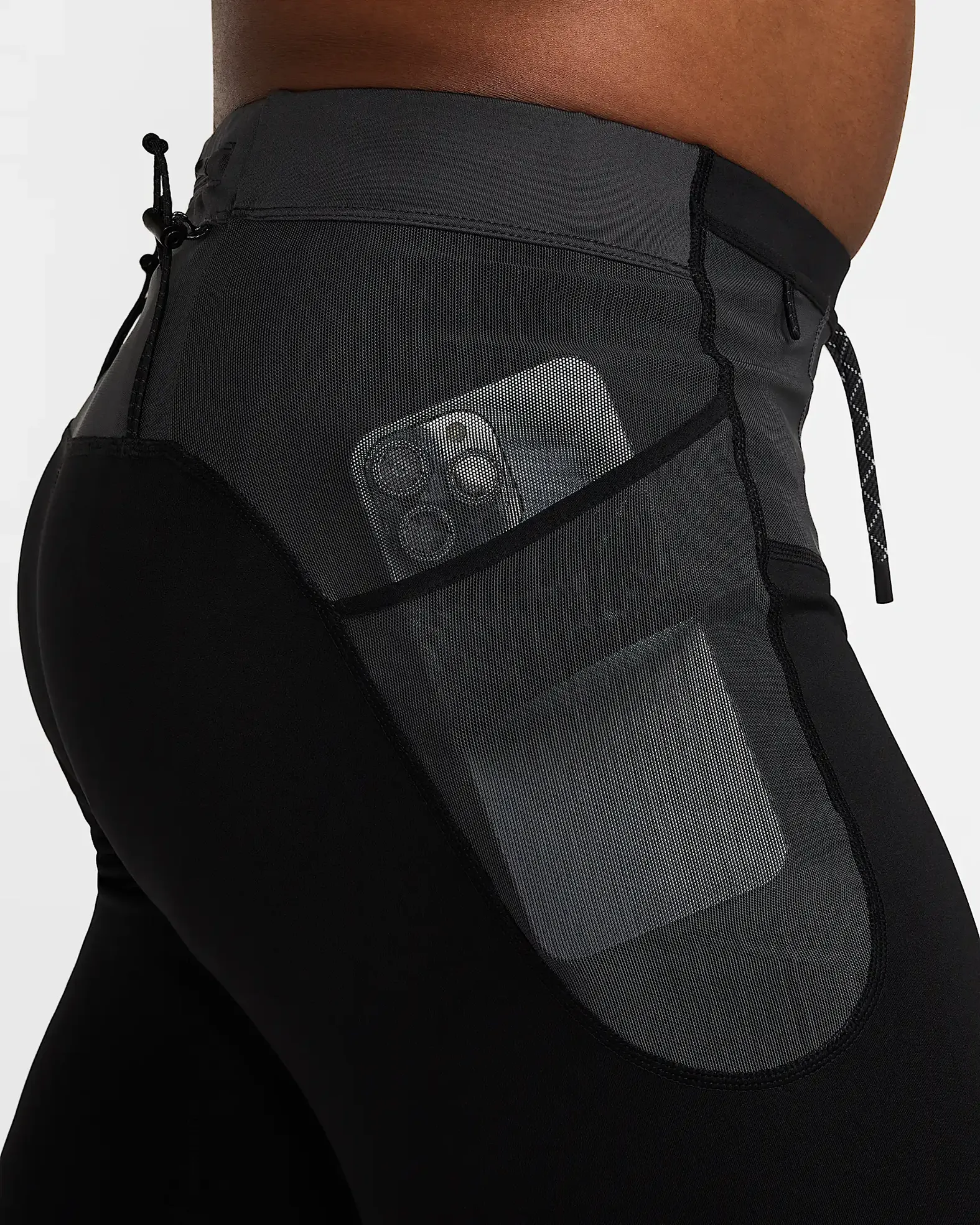 Men's Nike Lava Loops Dri-FIT ADV Running Tights - Black