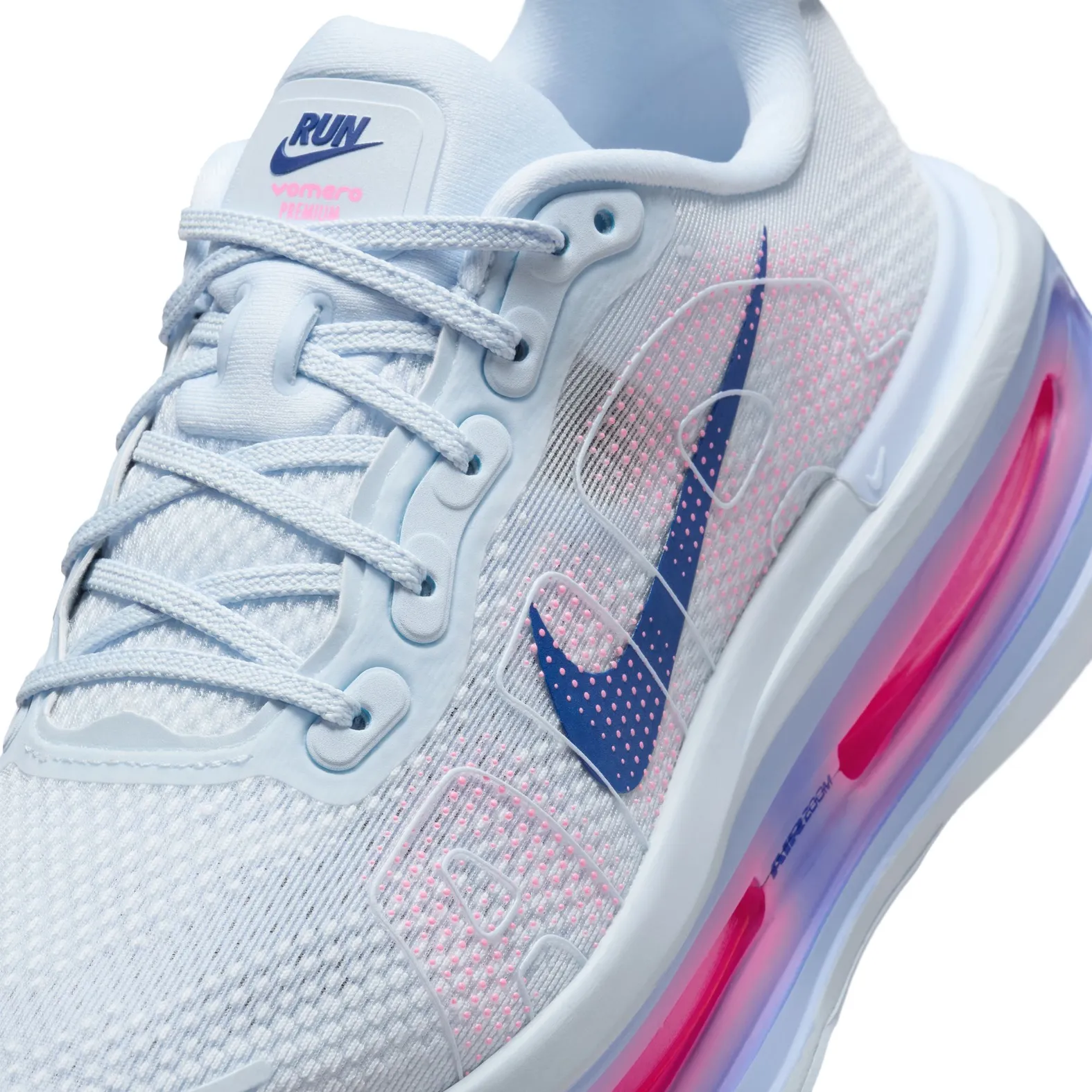 Women's Nike Vomero Premium - Blue Tint/Aluminum/Pink Spell/Deep