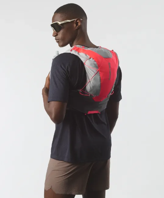 Salomon ADV Skin 12 Hydration Vest - Castlerock/Alloy/Neon Flame