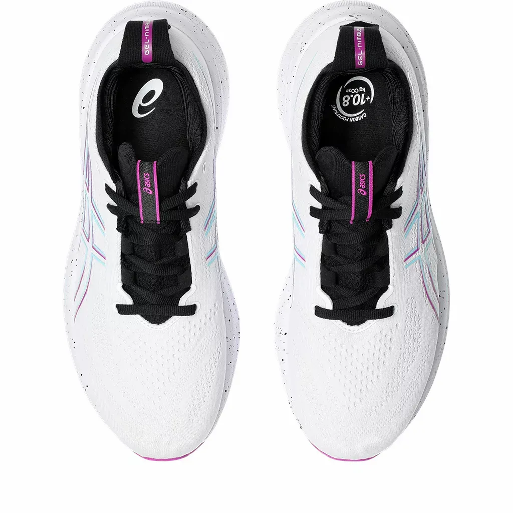Women's ASICS Gel-Nimbus 26 - White/Soothing Sea