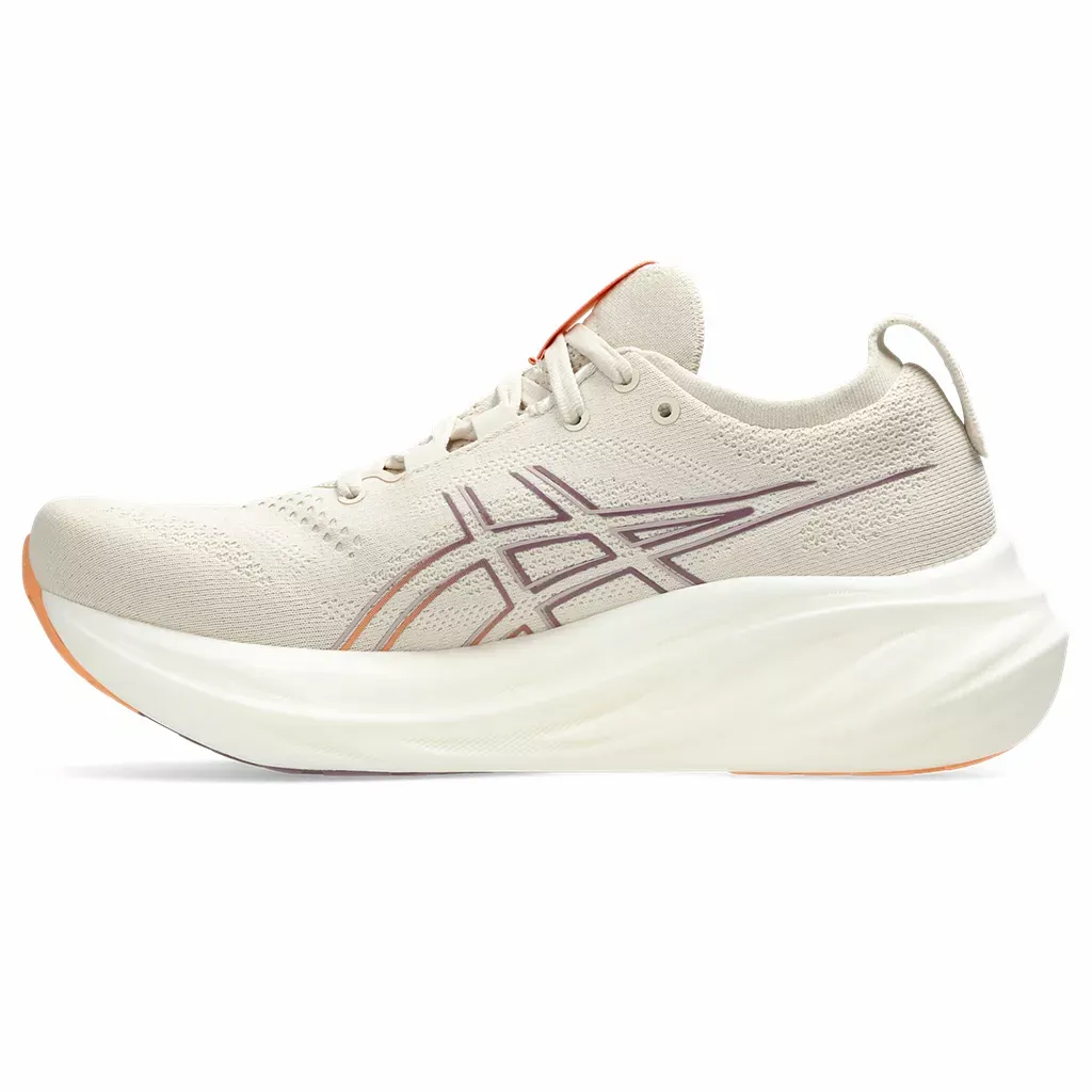 あん Women's ASICS Gel-Nimbus 26 - Oatmeal/Orange
