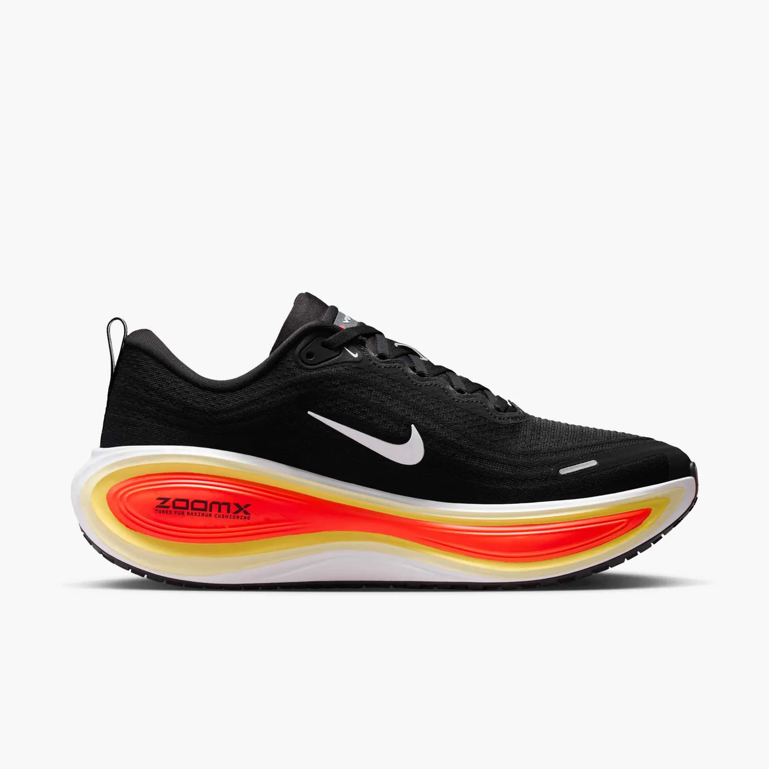 Men's Nike Vomero Plus - Black/White/Bright Crimson/Sail