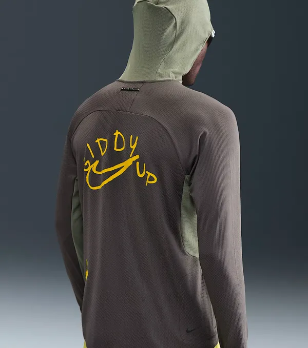 Men's Dri-Fit UV Hooded Running Top