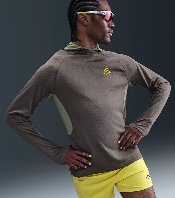 Men's Dri-Fit UV Hooded Running Top